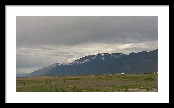 Mountain Field - Framed Print