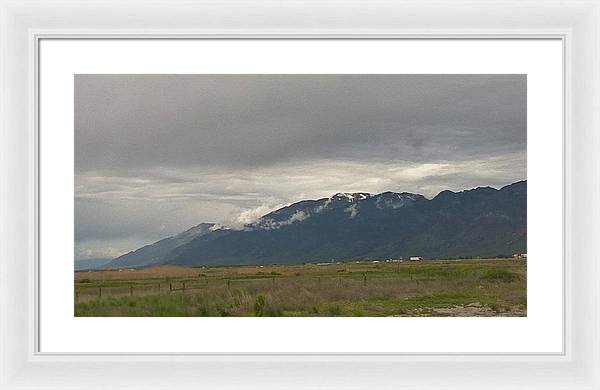 Mountain Field - Framed Print