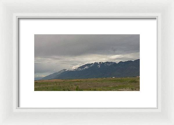 Mountain Field - Framed Print