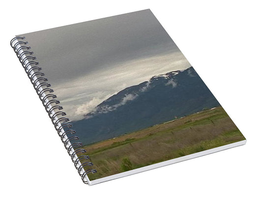 Mountain Field - Spiral Notebook