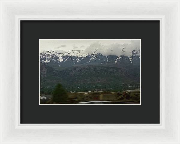 Mountains West Of Iowa - Framed Print