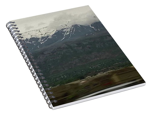 Mountains West Of Iowa - Spiral Notebook