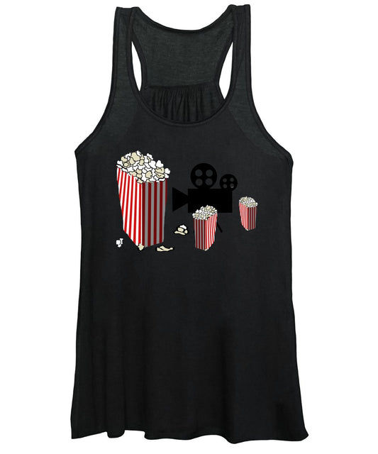 Movie Reels and Popcorn - Women's Tank Top