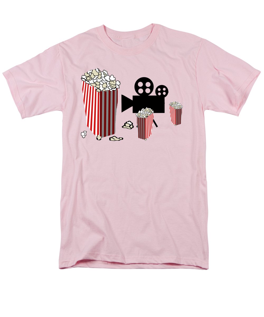 Movie Reels and Popcorn - Men's T-Shirt (Regular Fit)