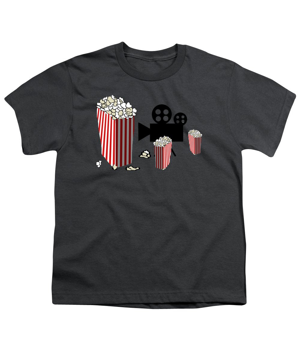 Movie Reels and Popcorn - Youth T-Shirt