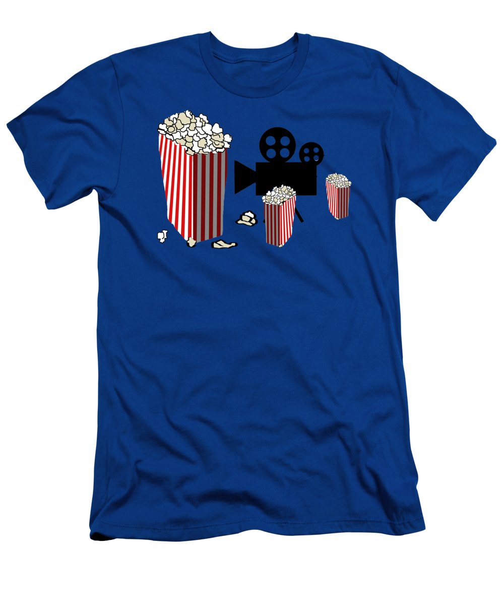 Movie Reels and Popcorn - T-Shirt
