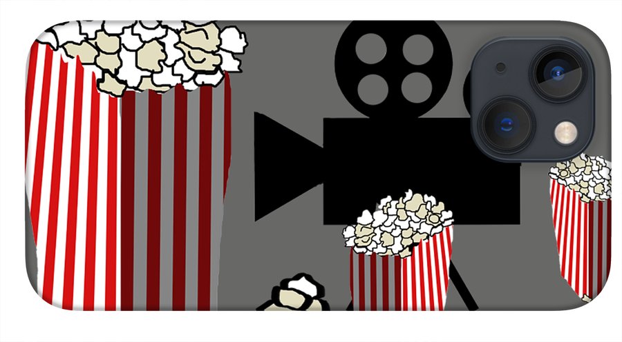 Movie Reels and Popcorn - Phone Case