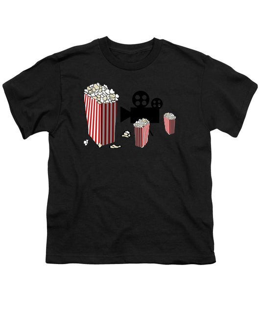 Movie Reels and Popcorn - Youth T-Shirt