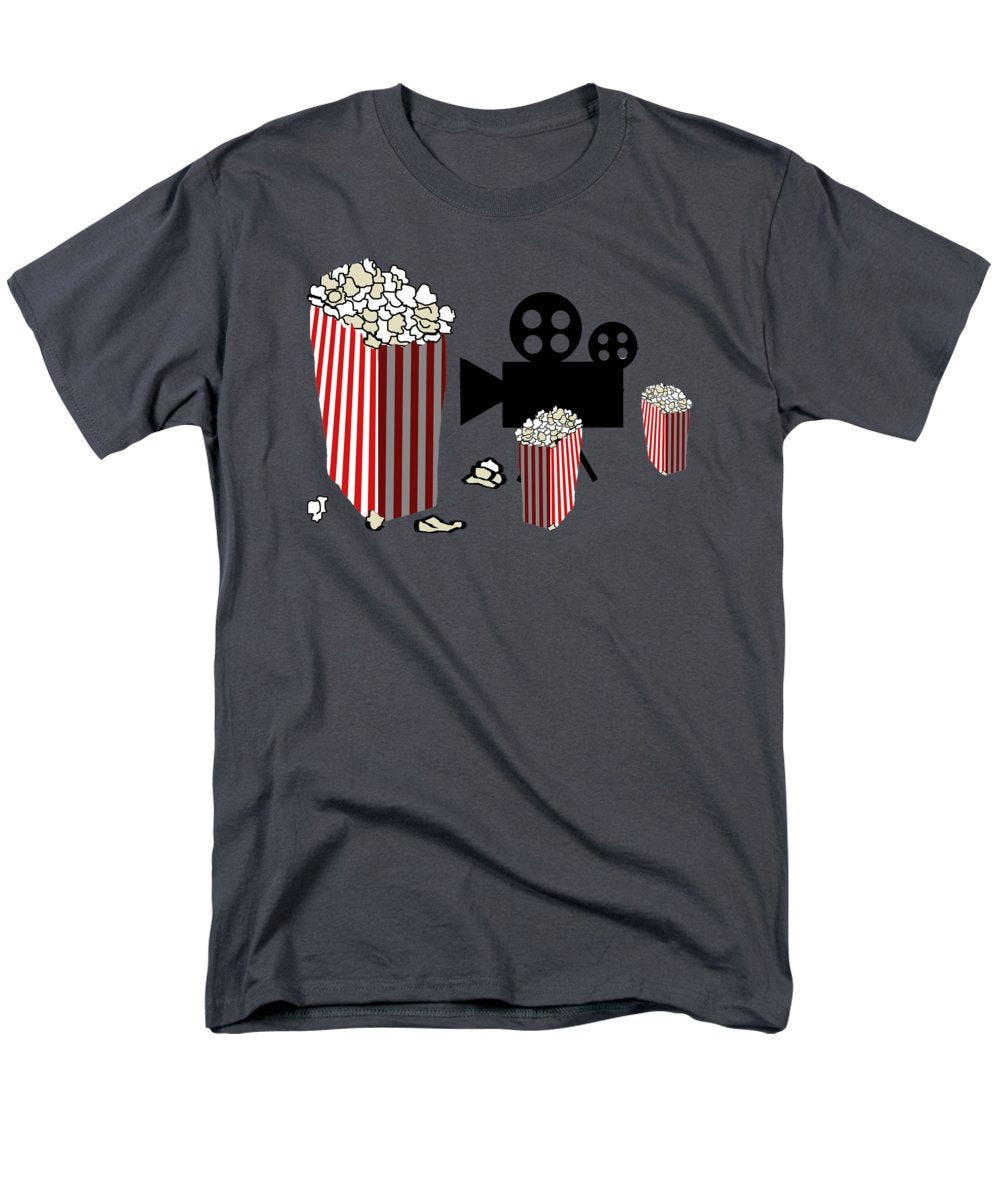 Movie Reels and Popcorn - Men's T-Shirt (Regular Fit)