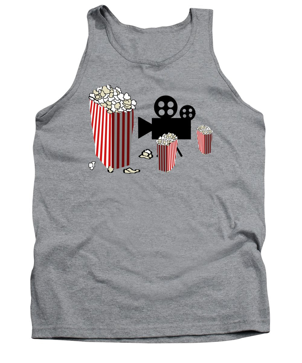 Movie Reels and Popcorn - Tank Top