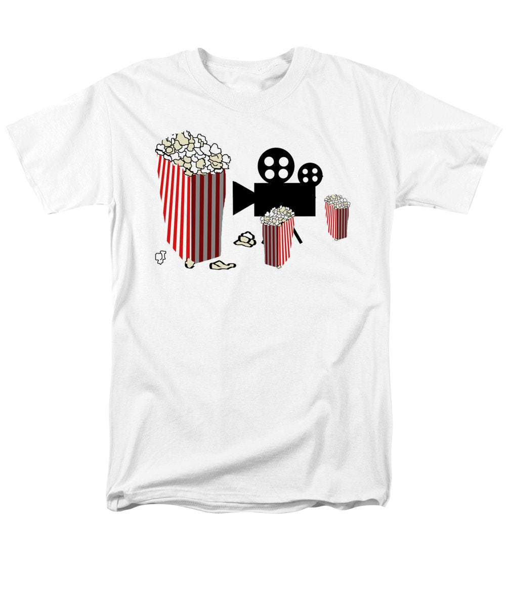 Movie Reels and Popcorn - Men's T-Shirt (Regular Fit)