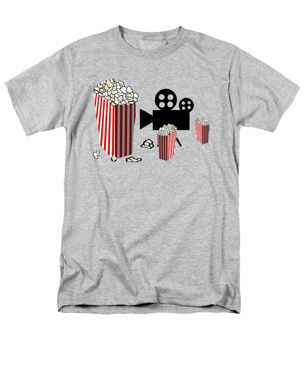 Movie Reels and Popcorn - Men's T-Shirt (Regular Fit)