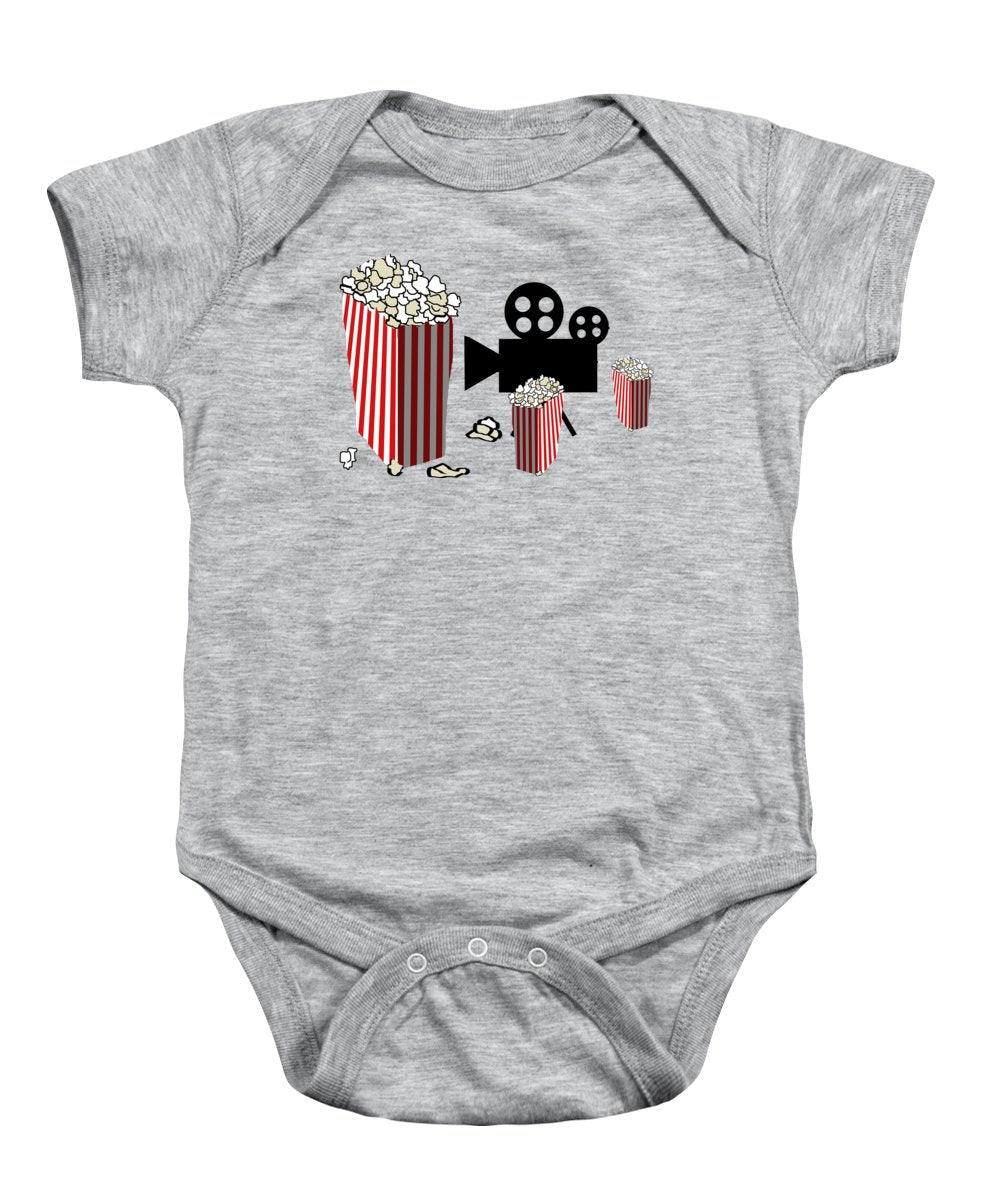 Movie Reels and Popcorn - Baby Onesie