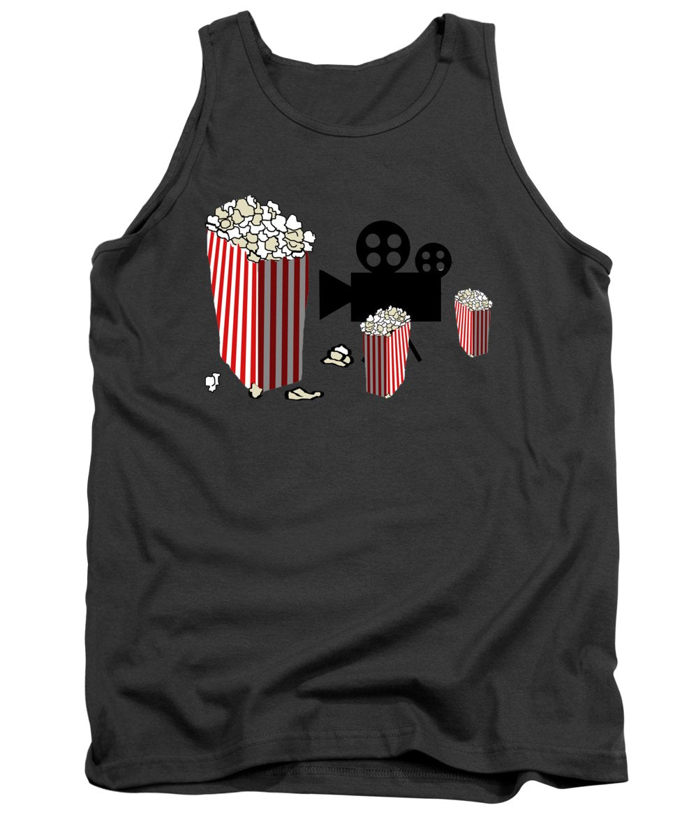 Movie Reels and Popcorn - Tank Top