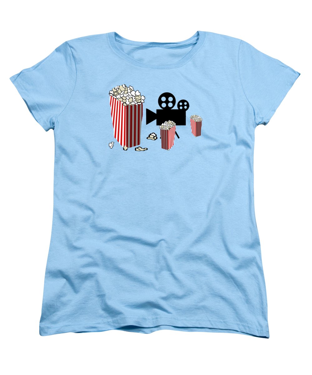 Movie Reels and Popcorn - Women's T-Shirt (Standard Fit)