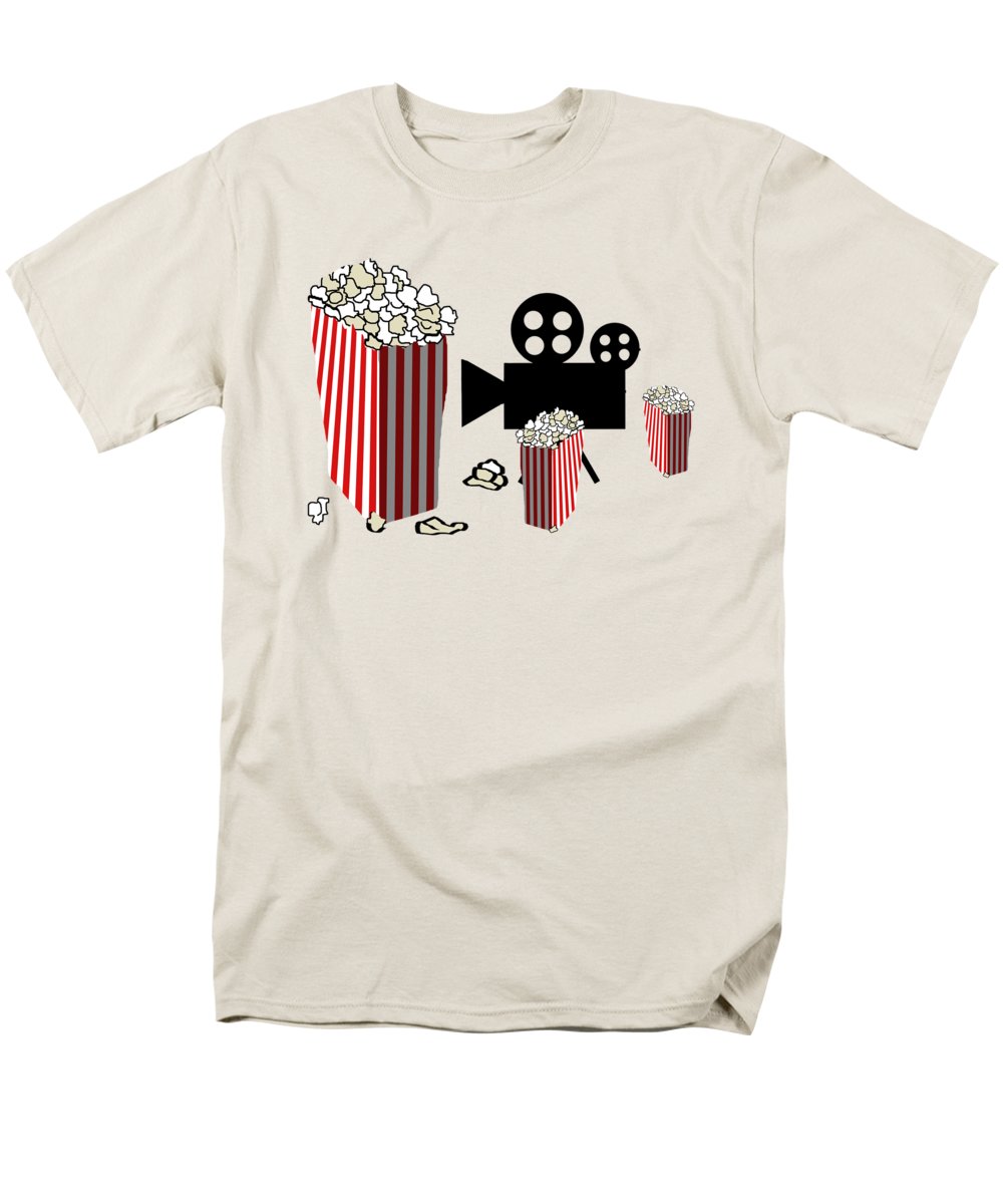 Movie Reels and Popcorn - Men's T-Shirt (Regular Fit)