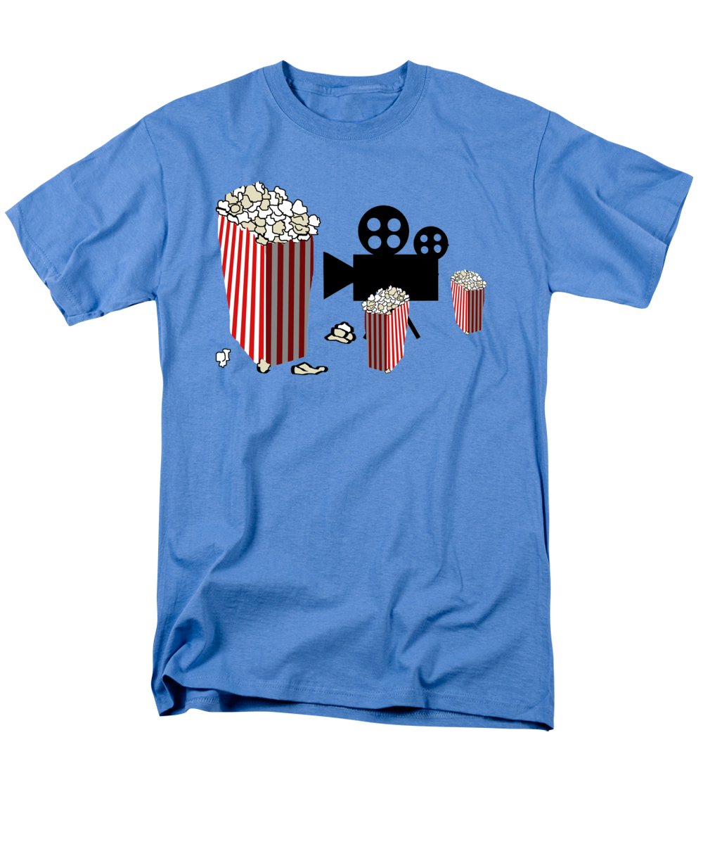 Movie Reels and Popcorn - Men's T-Shirt (Regular Fit)