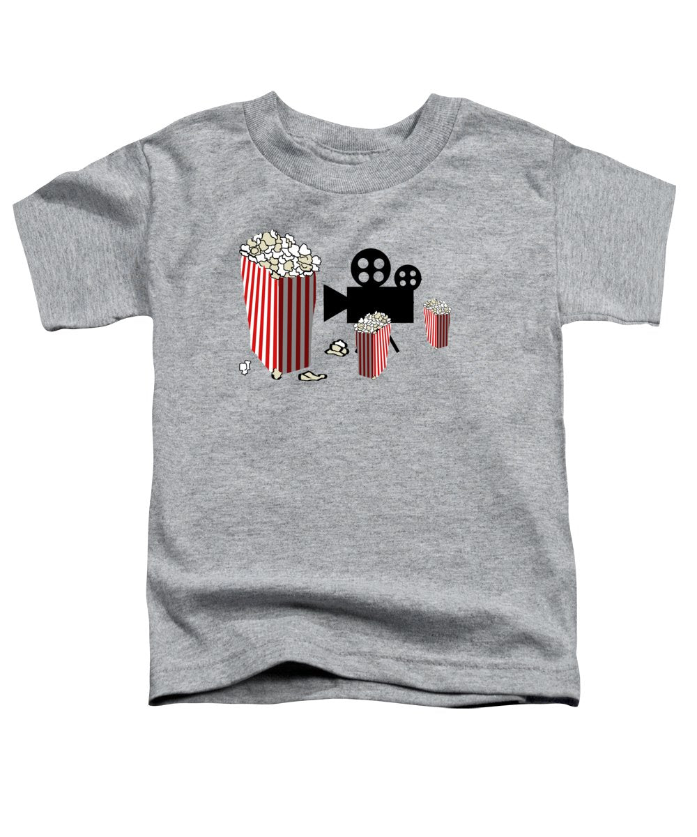 Movie Reels and Popcorn - Toddler T-Shirt