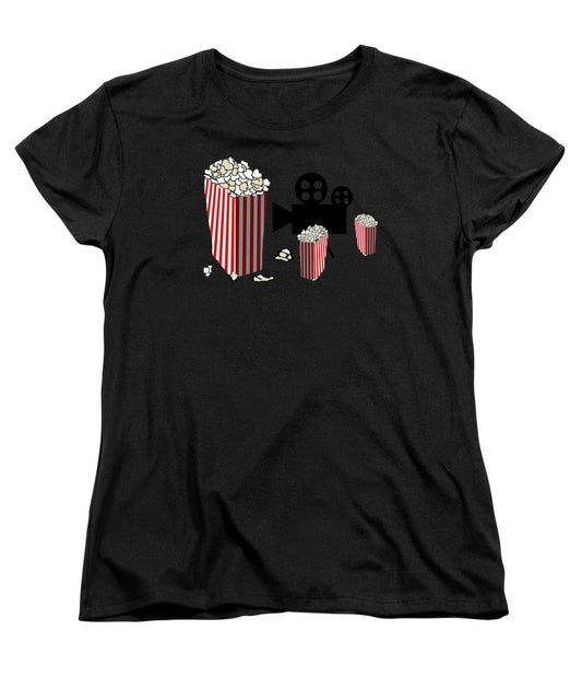 Movie Reels and Popcorn - Women's T-Shirt (Standard Fit)