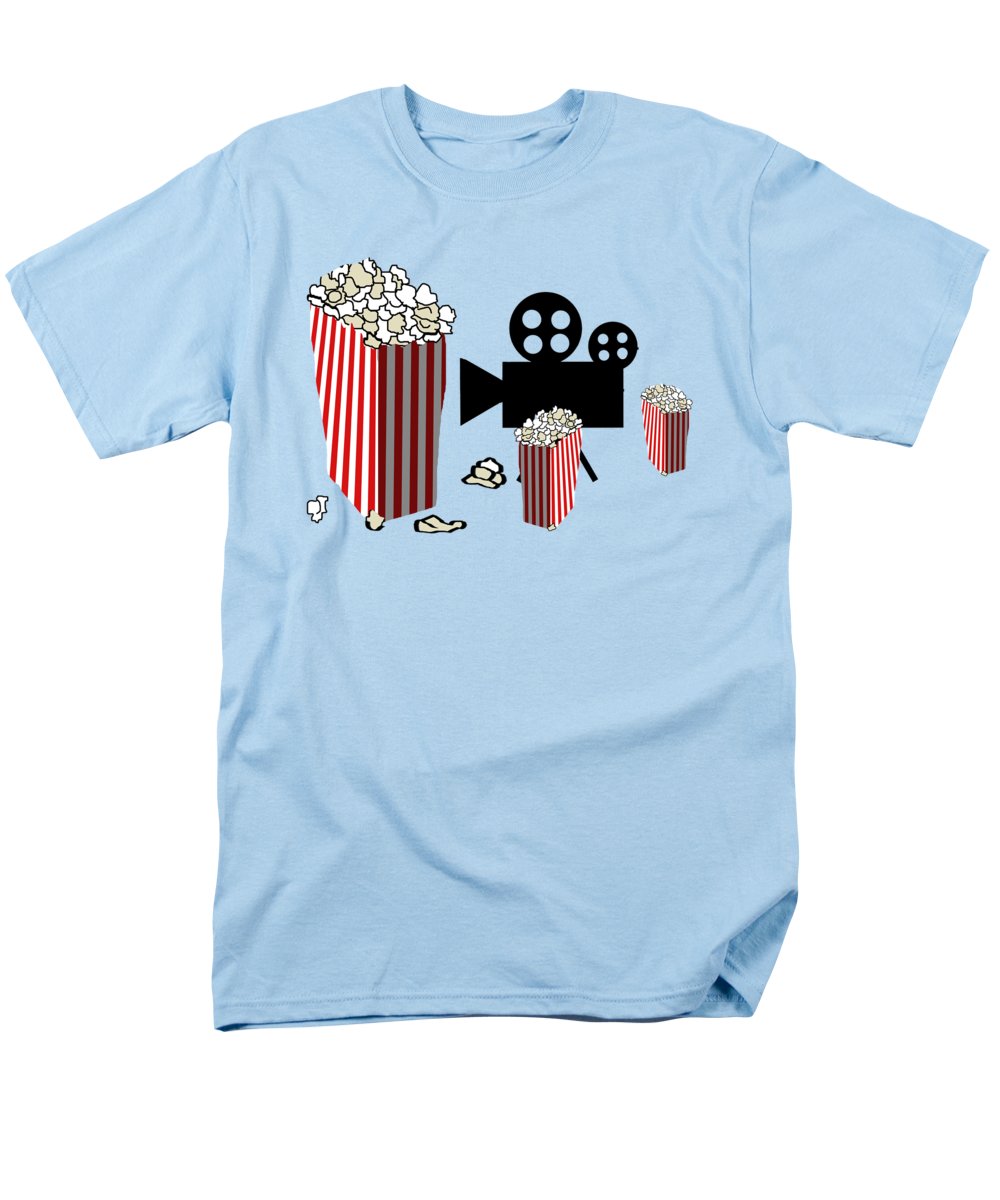 Movie Reels and Popcorn - Men's T-Shirt (Regular Fit)