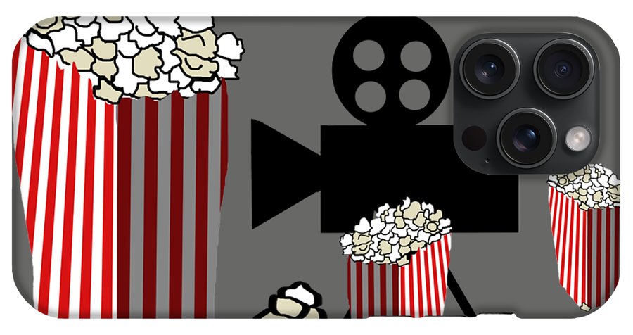 Movie Reels and Popcorn - Phone Case