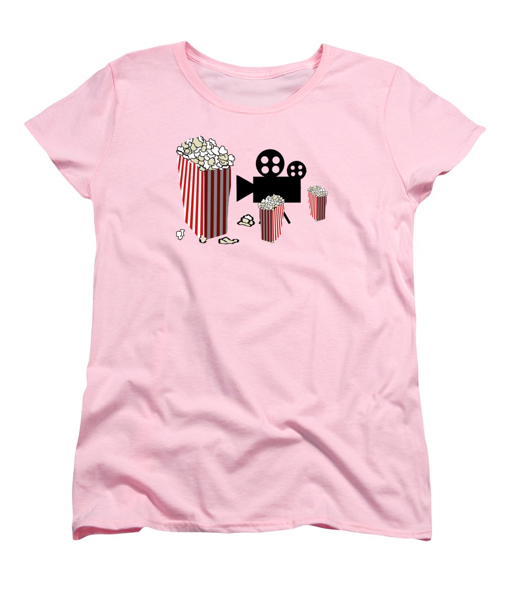 Movie Reels and Popcorn - Women's T-Shirt (Standard Fit)