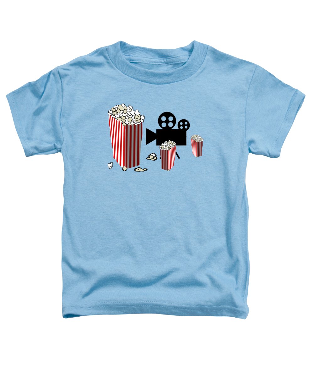 Movie Reels and Popcorn - Toddler T-Shirt