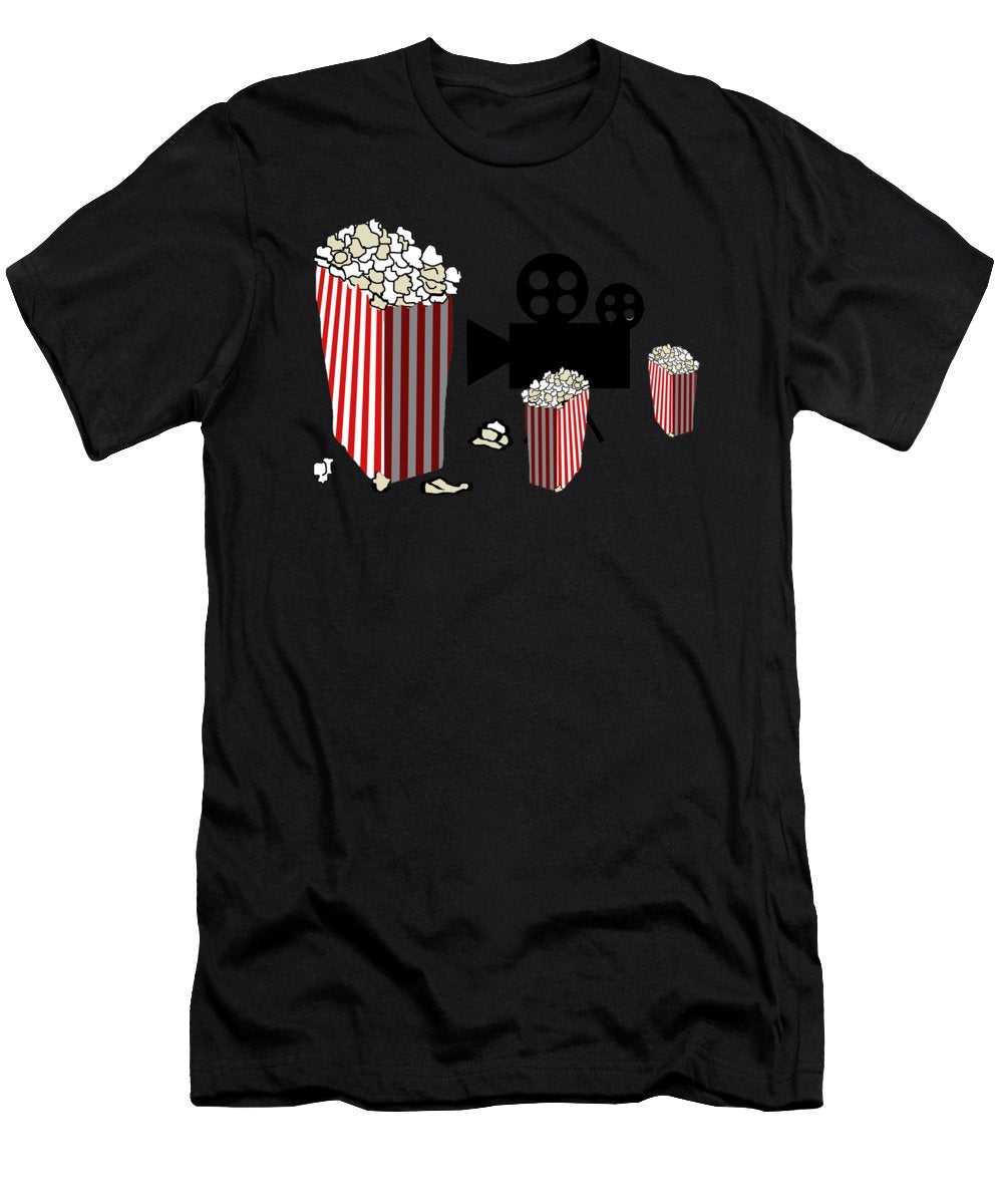 Movie Reels and Popcorn - T-Shirt