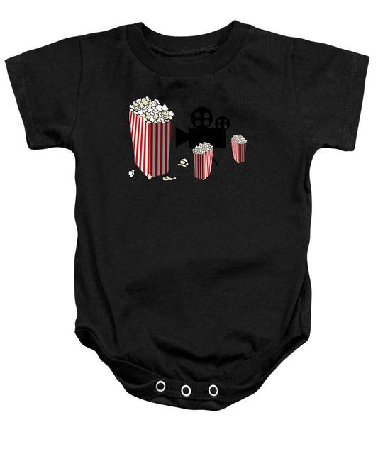 Movie Reels and Popcorn - Baby Onesie