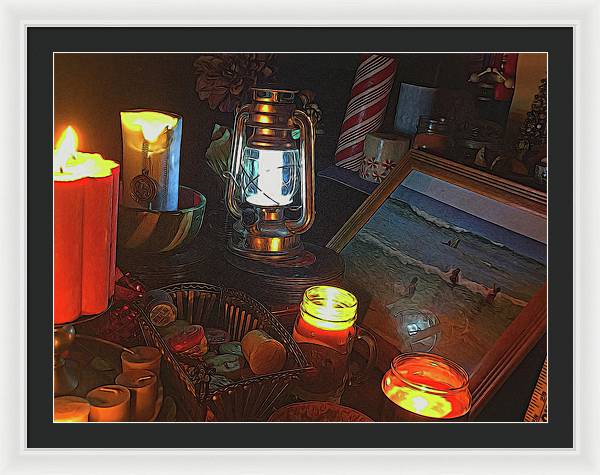 My Only Ocean Swim - Framed Print