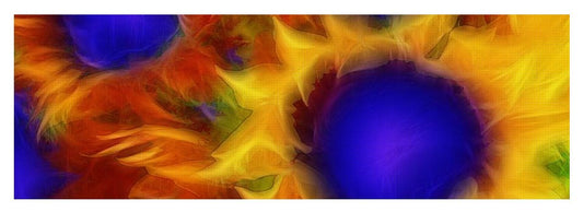 Neon Sunflowers - Yoga Mat