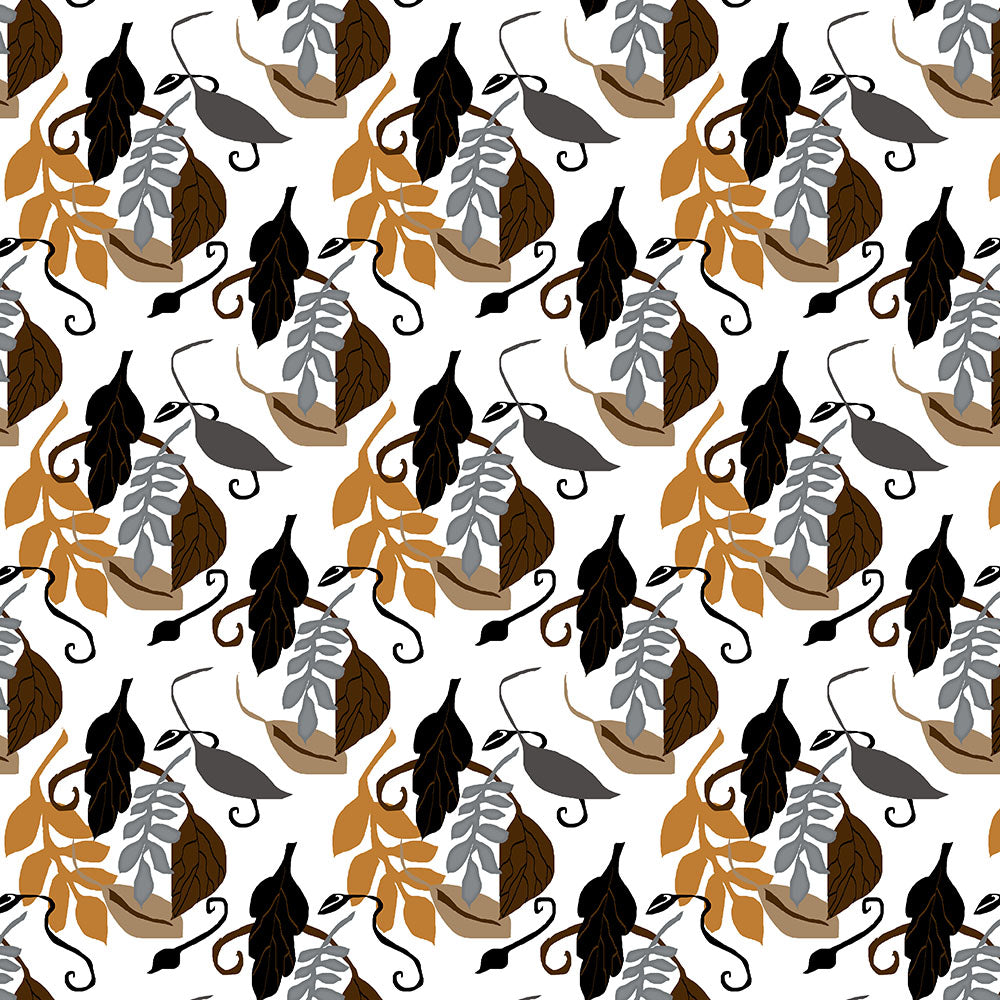 Neutral Leaves Digital Image Download