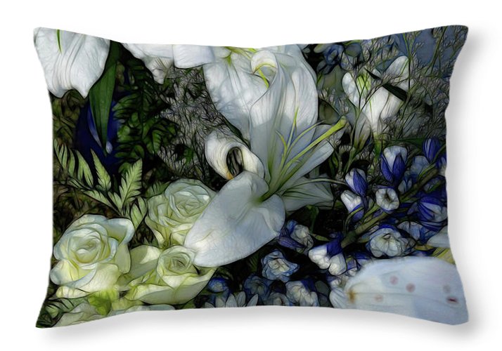 November Flowers 2 - Throw Pillow
