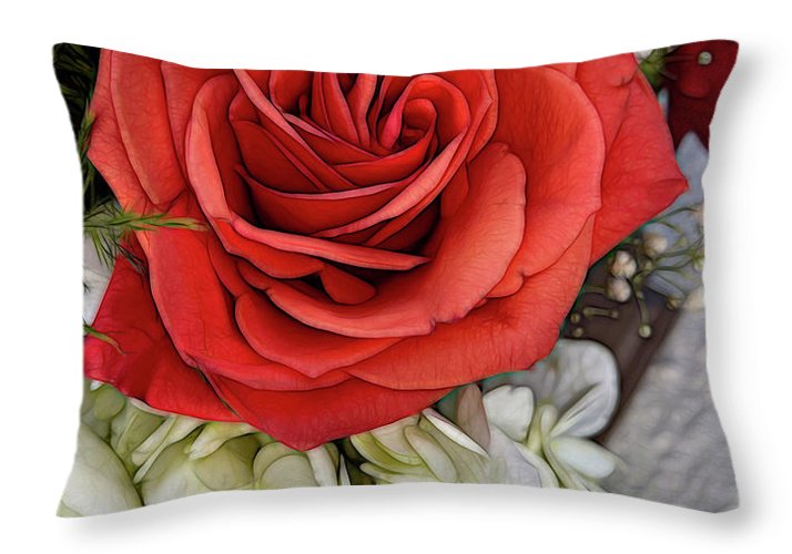 November Flowers 3 - Throw Pillow
