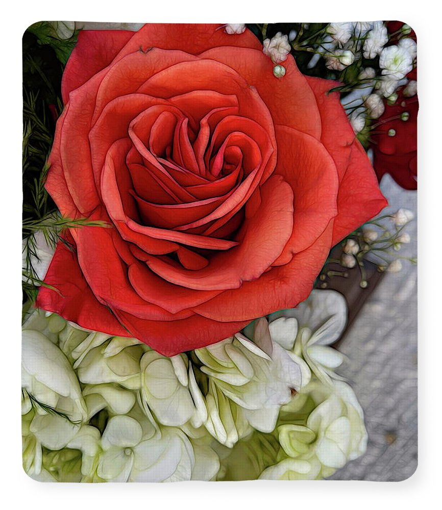 November Flowers 3 - Blanket