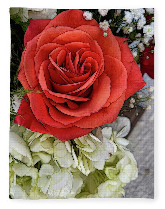 November Flowers 3 - Blanket