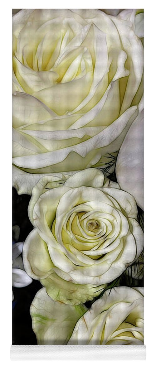 November Flowers 4 - Yoga Mat