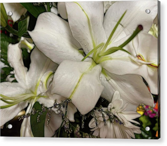 November Flowers 5 - Acrylic Print