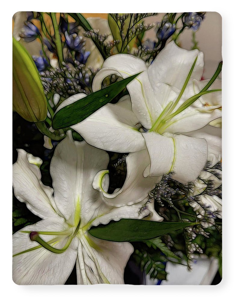 November Flowers 6 - Blanket