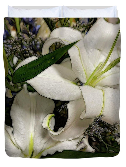 November Flowers 6 - Duvet Cover