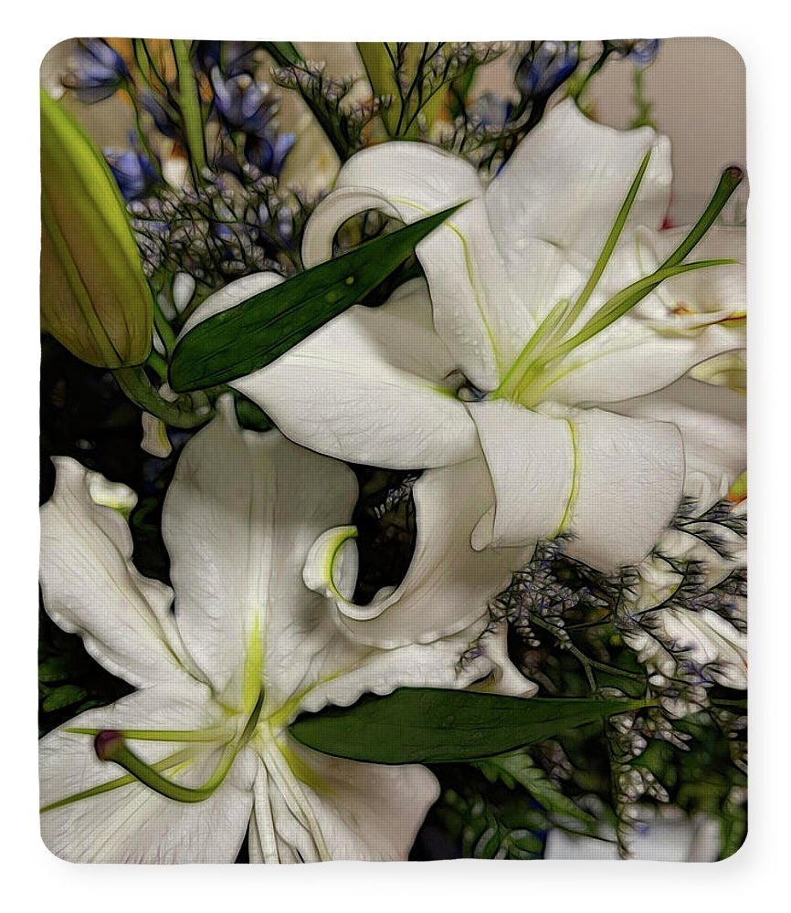November Flowers 6 - Blanket