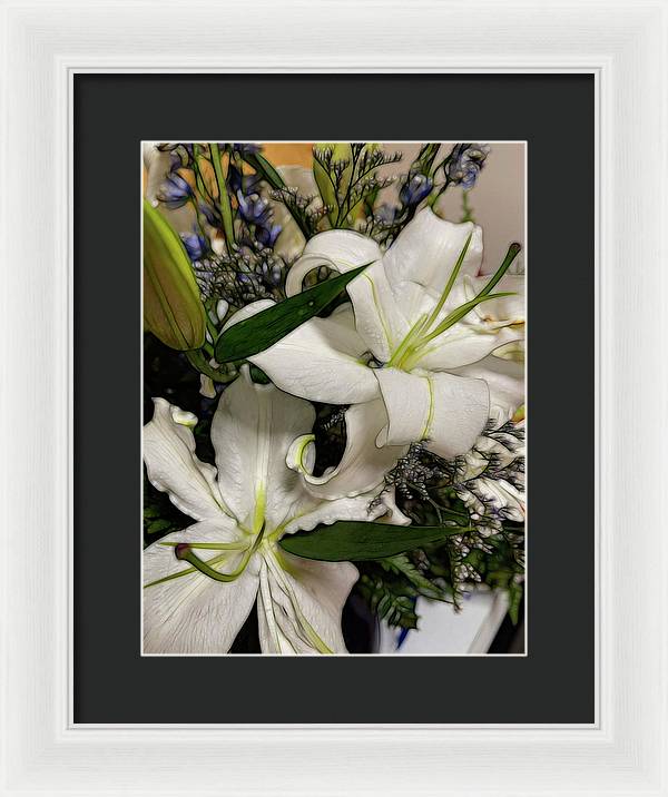 November Flowers 6 - Framed Print