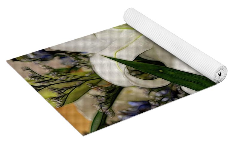 November Flowers 6 - Yoga Mat