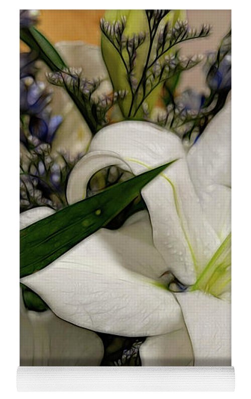 November Flowers 6 - Yoga Mat