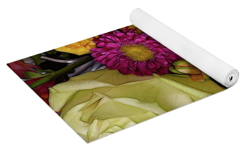 November Flowers 7 - Yoga Mat