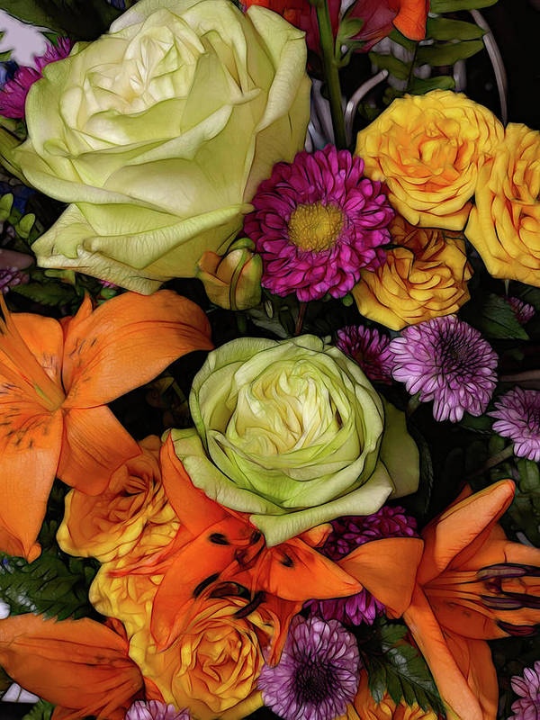November Flowers 7 - Art Print
