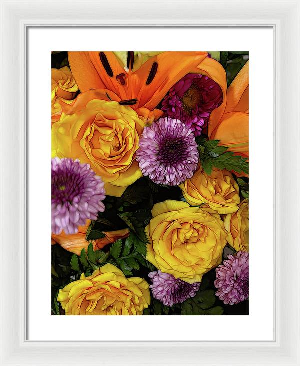November Flowers 8 - Framed Print