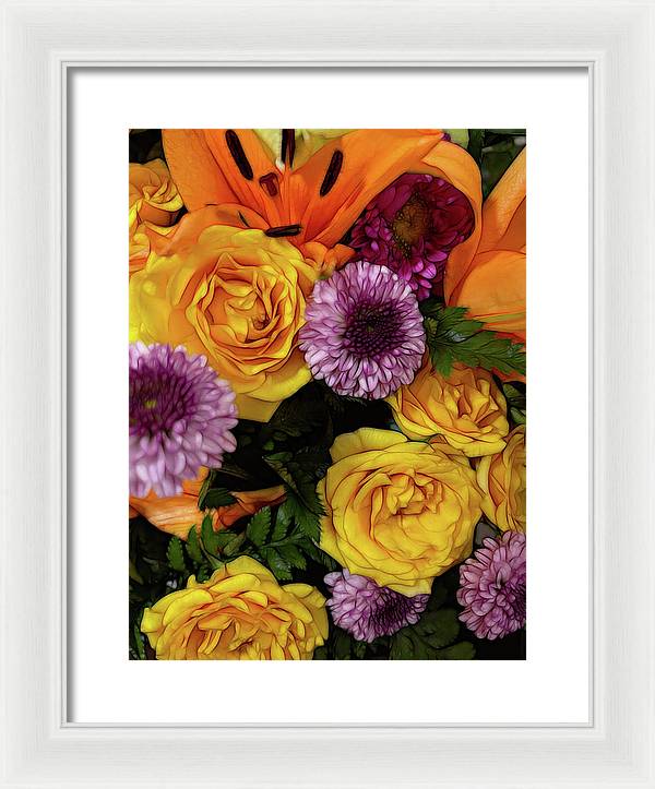 November Flowers 8 - Framed Print