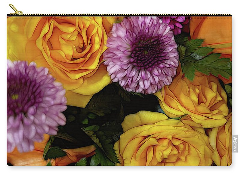 November Flowers 8 - Carry-All Pouch