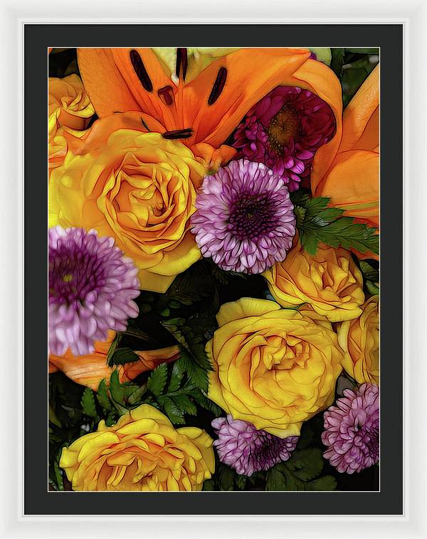 November Flowers 8 - Framed Print